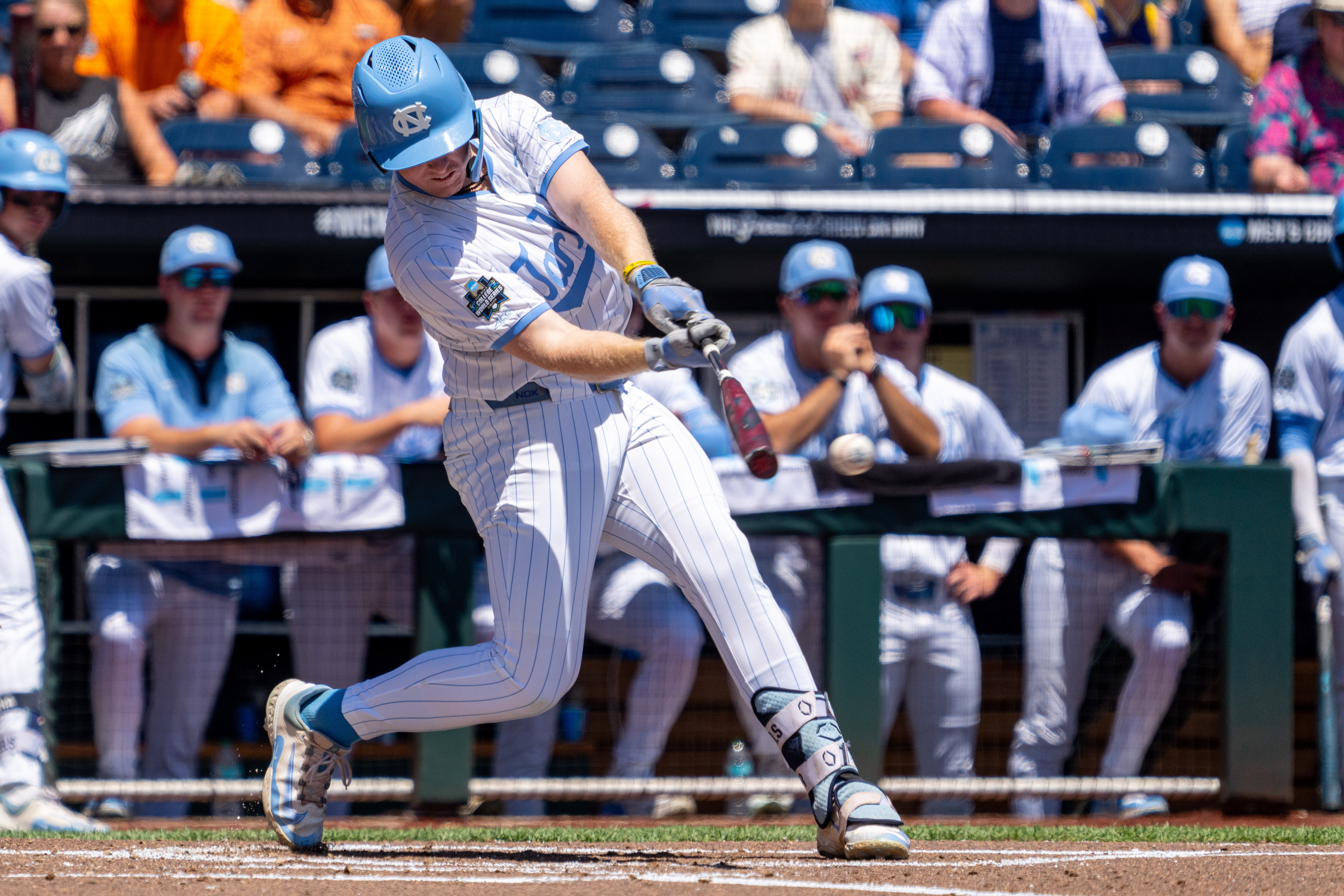 Parks Harber has helped UNC to one CWS win with more probably in store.