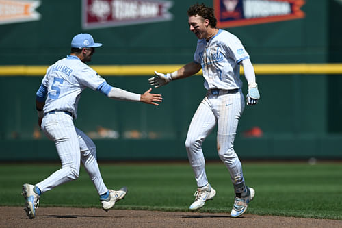 NCAA Baseball: College World Series-North Carolina v Virginia