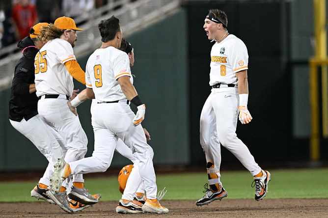 WATCH: Tennessee records walk-off win over Florida State in first game of 2024 College World Series