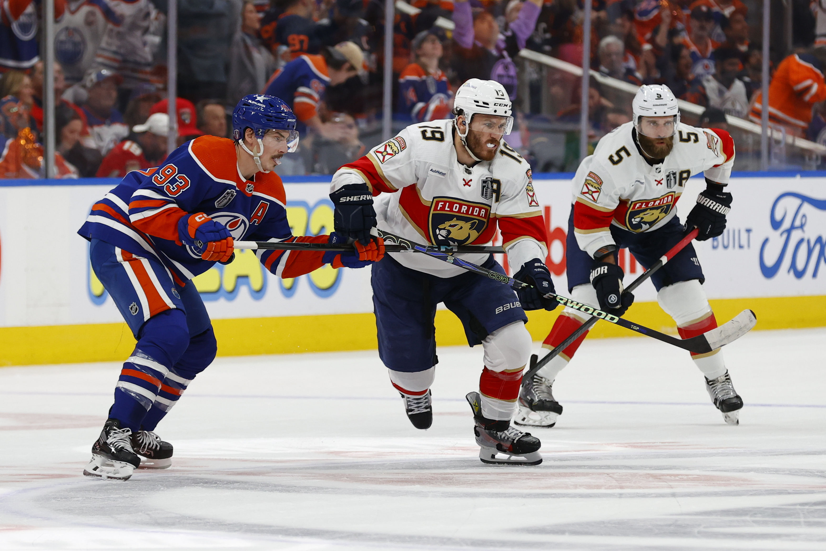 NHL: Stanley Cup Final-Florida Panthers at Edmonton Oilers