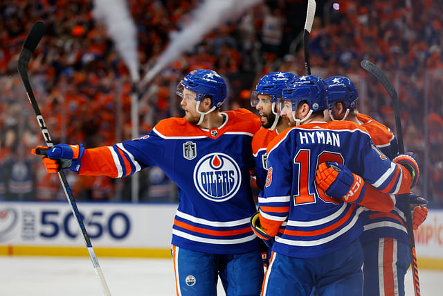 NHL: Stanley Cup Final-Florida Panthers at Edmonton Oilers