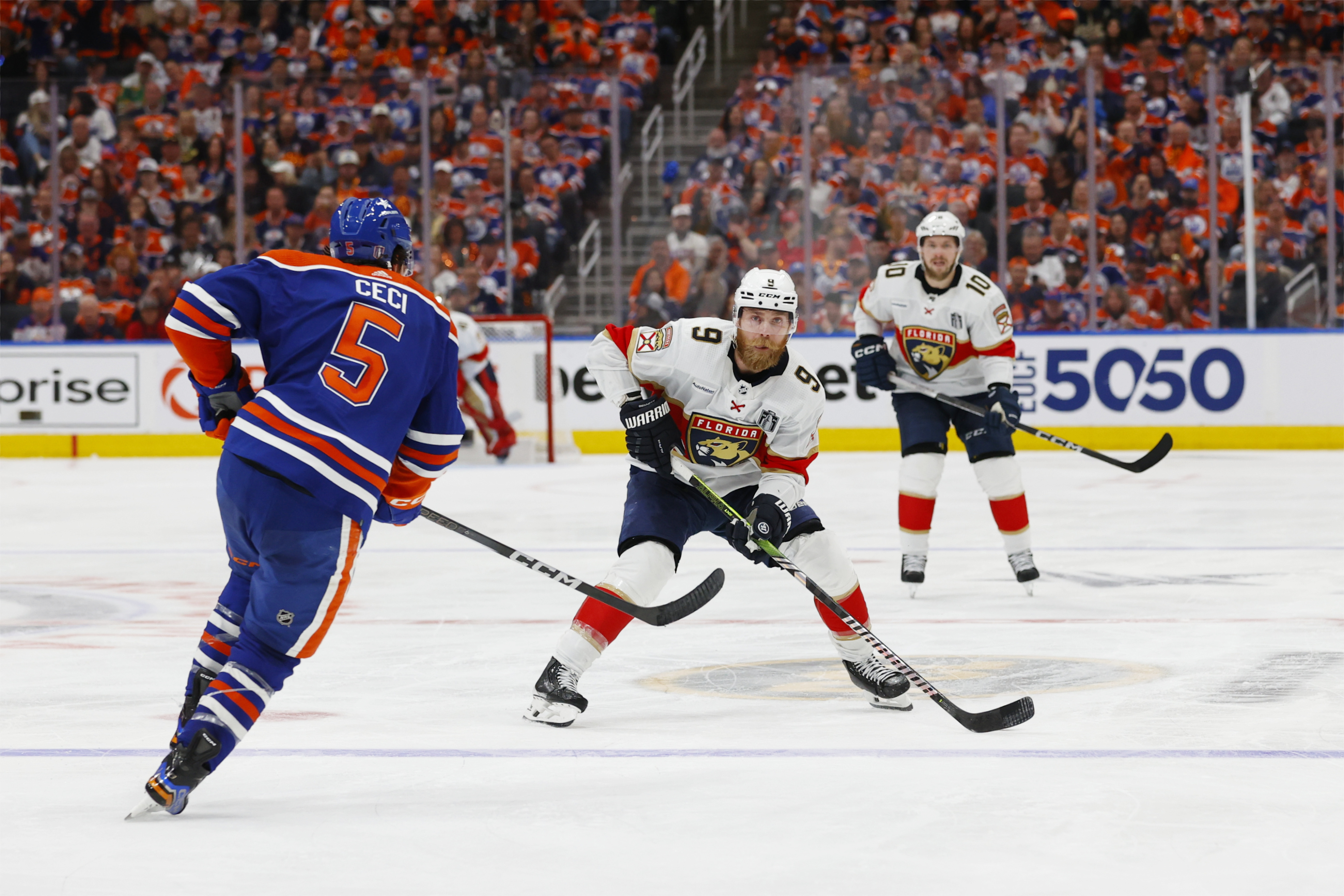 NHL: Stanley Cup Final-Florida Panthers at Edmonton Oilers