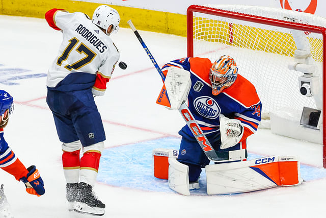 NHL: Stanley Cup Final-Florida Panthers at Edmonton Oilers