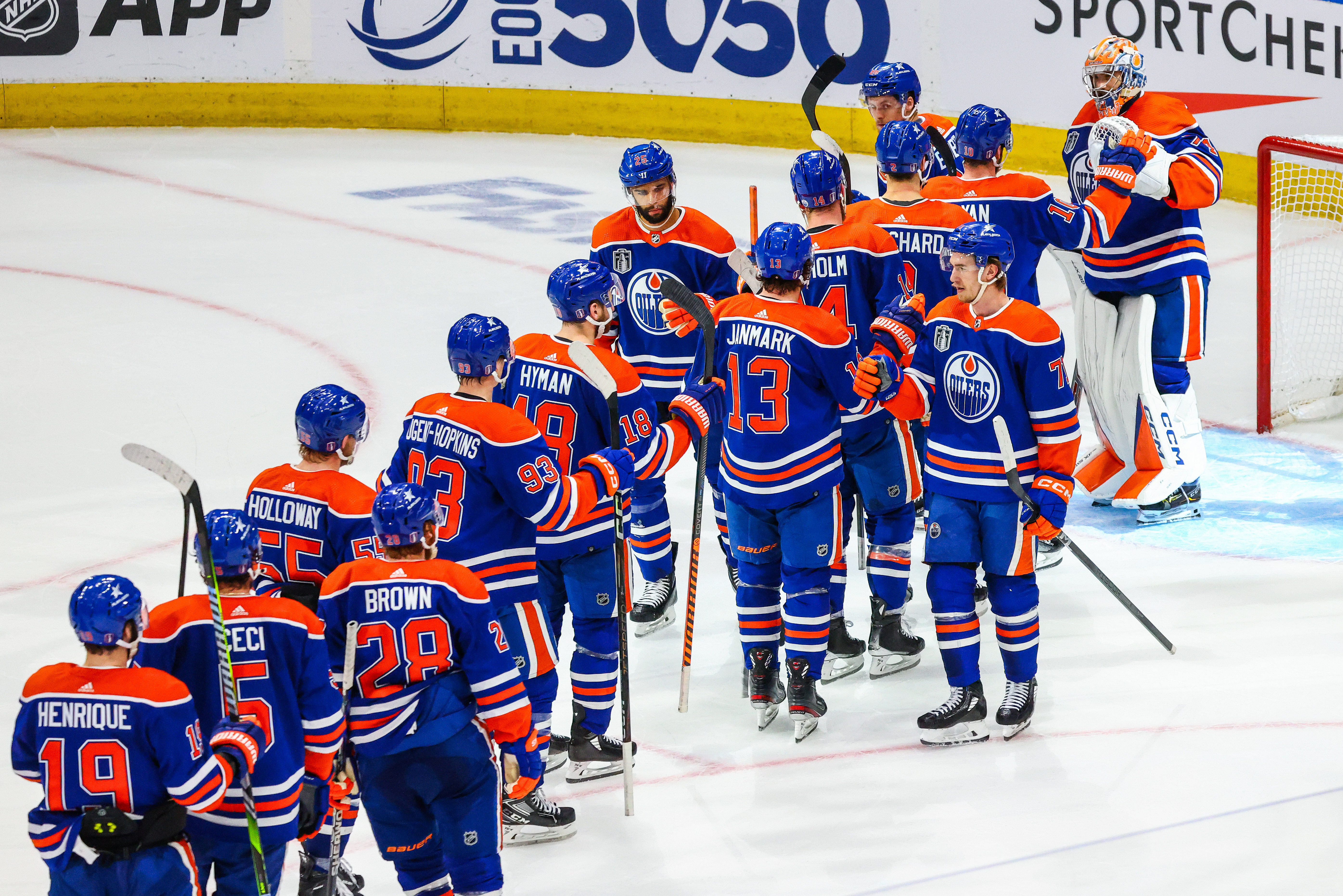 NHL: Stanley Cup Final-Florida Panthers at Edmonton Oilers