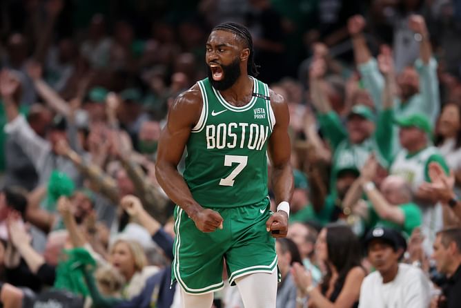 Jaylen Brown exposes doubters' takes on Instagram after clinching Finals MVP