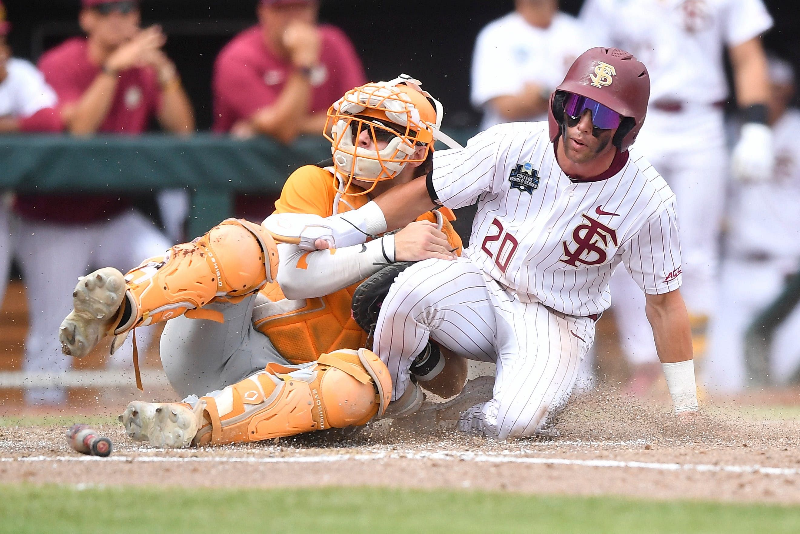 The Florida State Seminoles have been unlucky in tasting success in Omaha.
