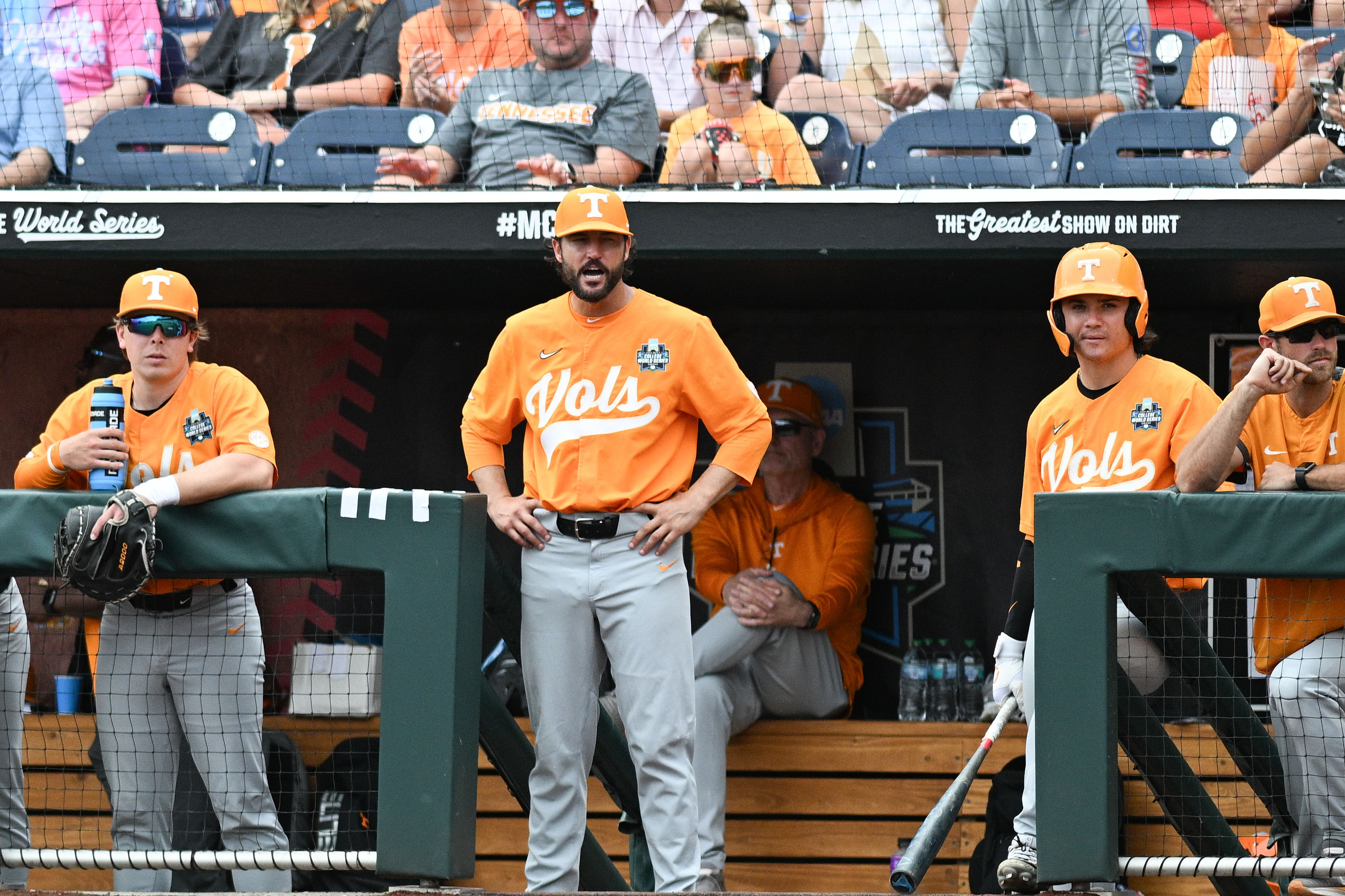 Tennessee coach Tony Vitello looks to guide the Volunteers to their first national championship against Texas A&amp;M in the College World Series final beginning on Saturday at the Charles Schwab Field Omaha.