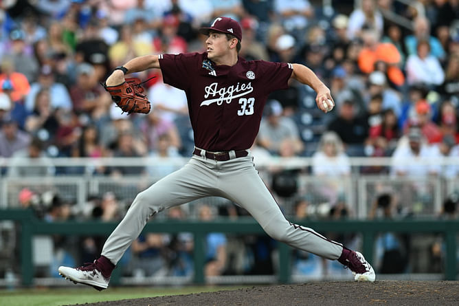 Who is pitching for Texas A&M today? All eyes on Aggies in 2024 College World Series finals Game 2 - June 23