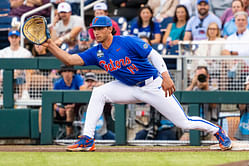 Florida's Jac Caglianone thanks Gators alumnus Matt LaPorta and wife for supporting team in 2024 CWS game: "Huge appreciation for you and your family"