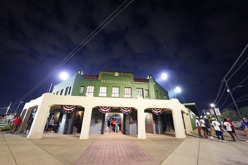 Rickwood Field hosted its first MLB game