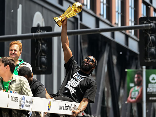 Jaylen Brown - NBA: Championship Parade (Image Credits: Imagn)