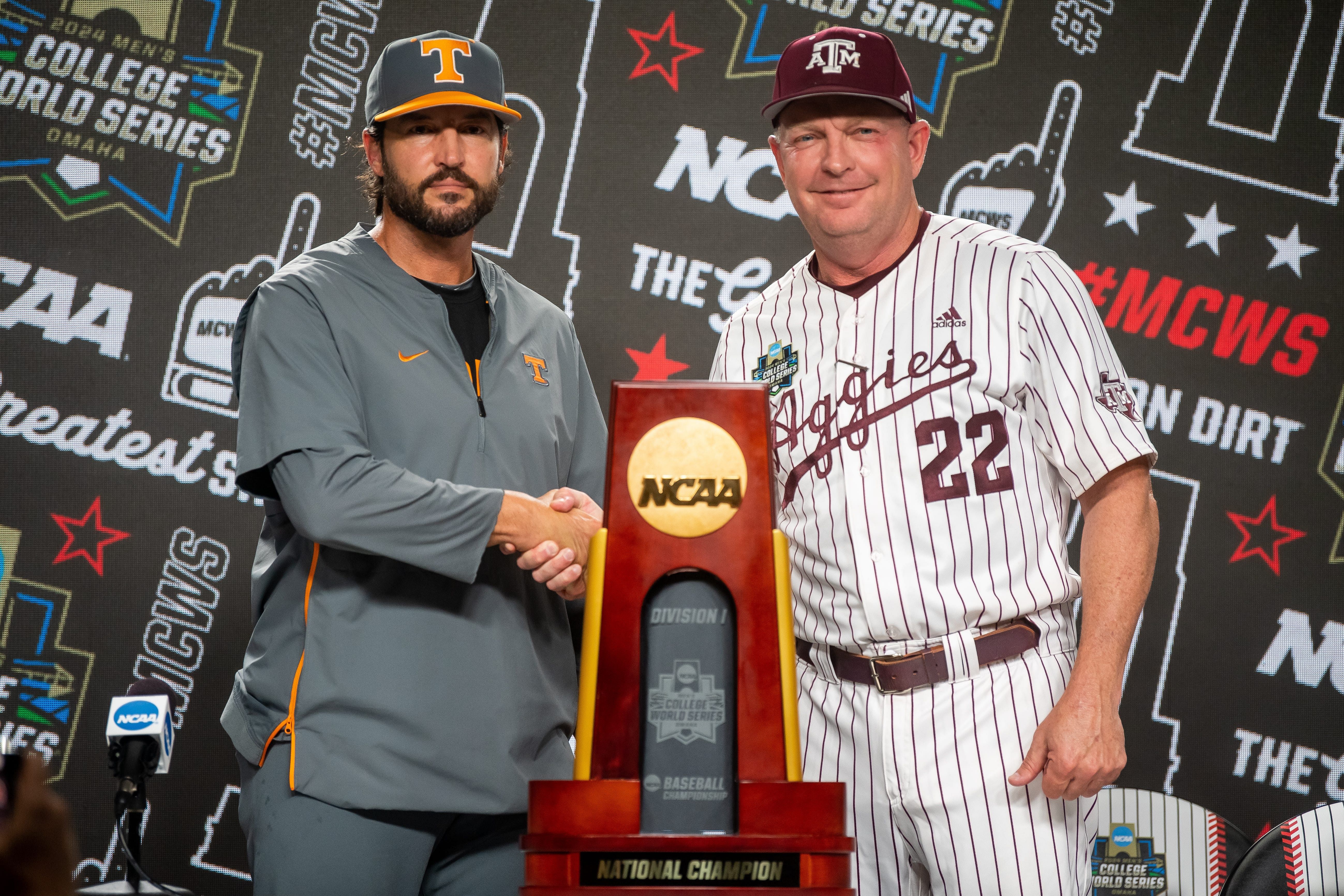  The Tennessee Volunteers and the Texas A&amp;M Aggies are gunning for their maiden College World Series title (Image credit: Imagn)