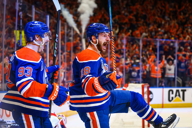 NHL: Stanley Cup Final-Florida Panthers at Edmonton Oilers