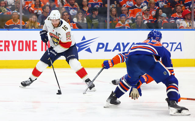 NHL: Stanley Cup Final-Florida Panthers at Edmonton Oilers