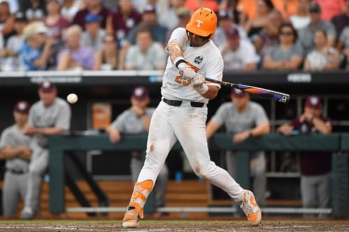 Tennessee's designated hitter Blake Burke (Image credit: IMAGN)