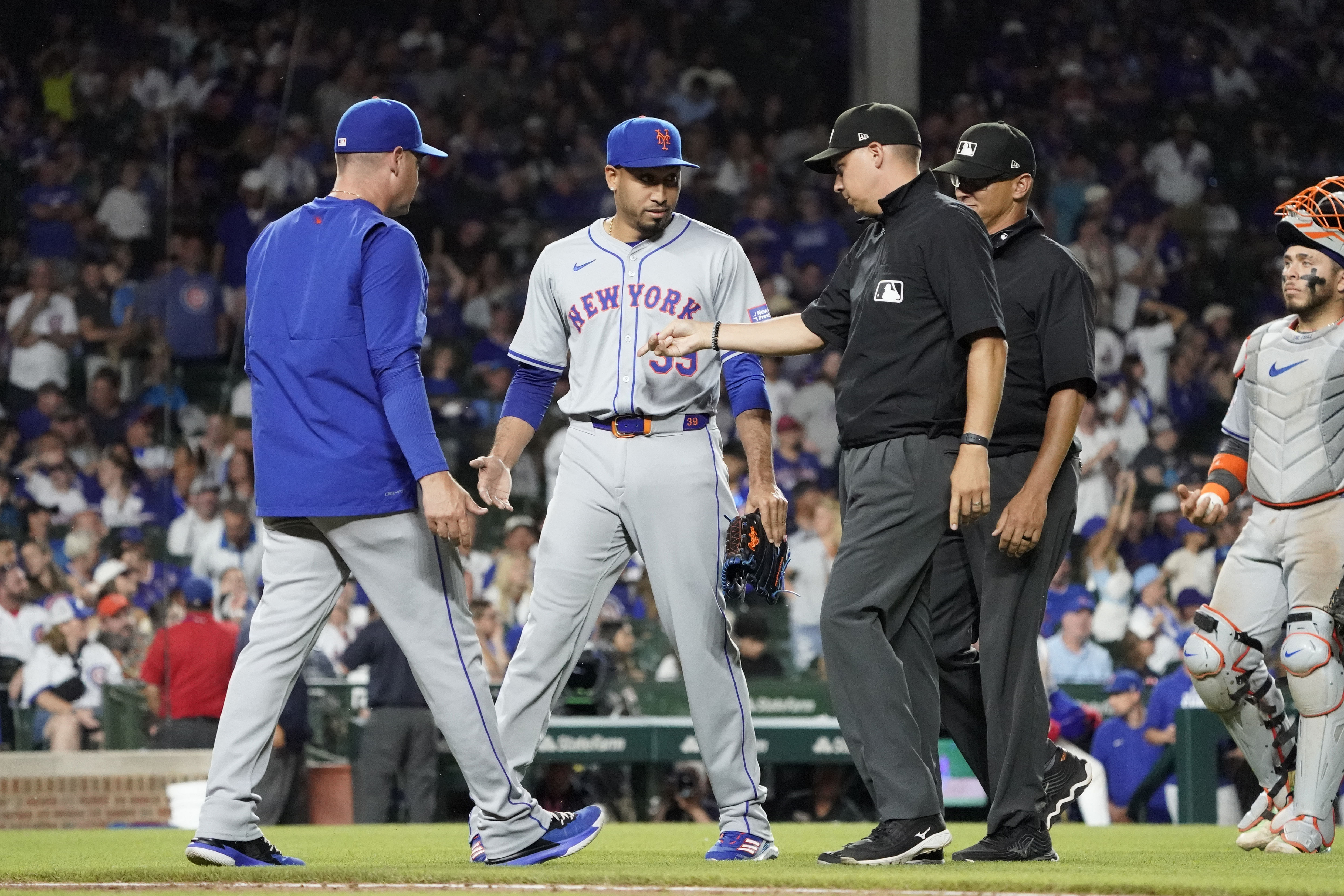 MLB: New York Mets at Chicago Cubs