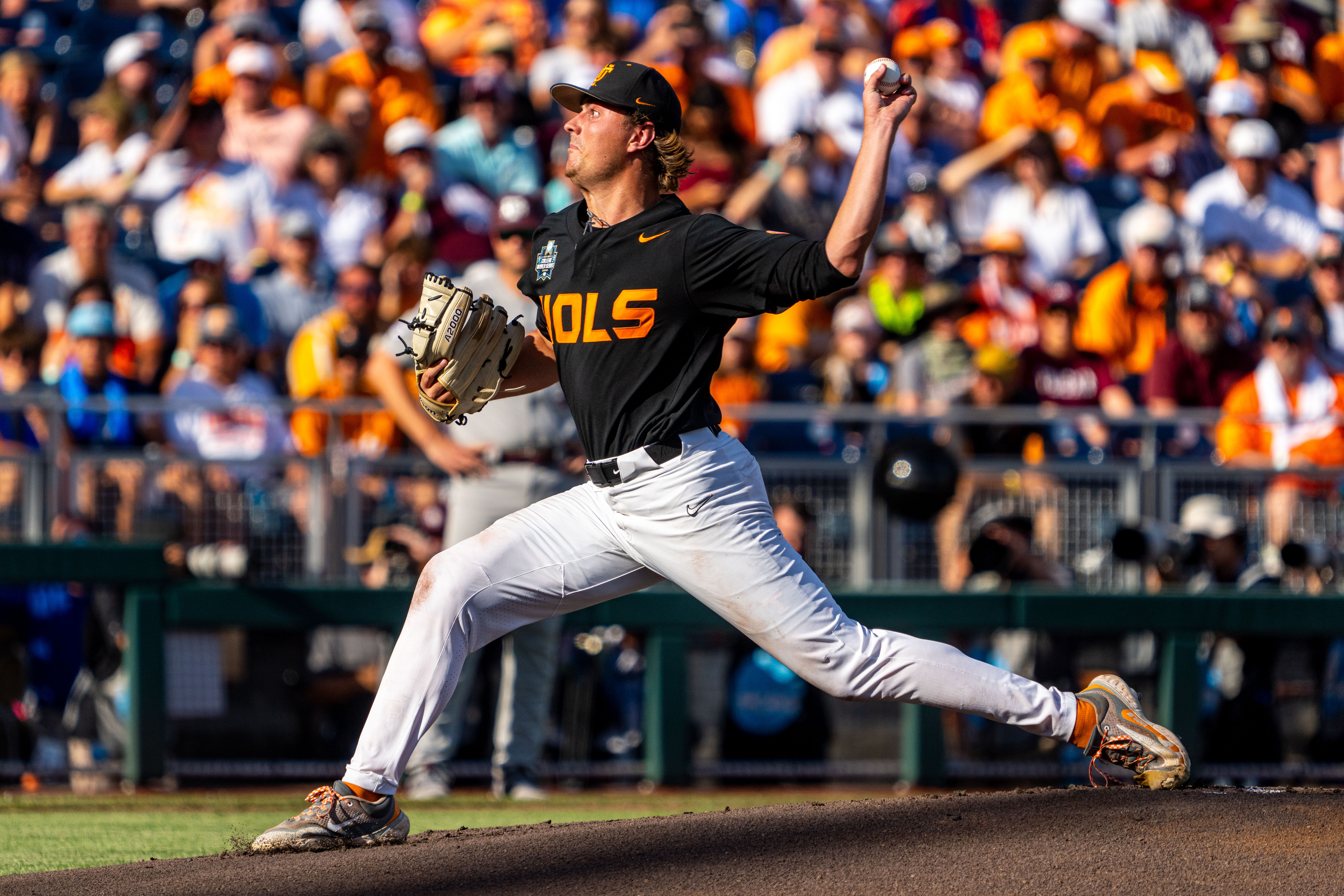 Zander Sechrist pitched 5 1/3 innings for Tennessee and allowed one run and six hits. He struck out seven batters to gain the win for the Volunteers. (Image Source: IMAGN)