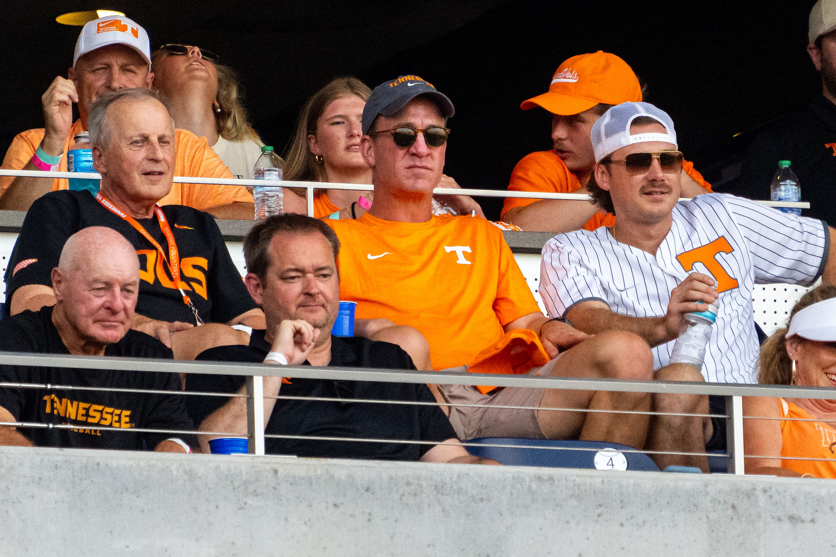 Country singer Morgan Wallen celebrates Tennessee baseball's 2024 MCWS ...