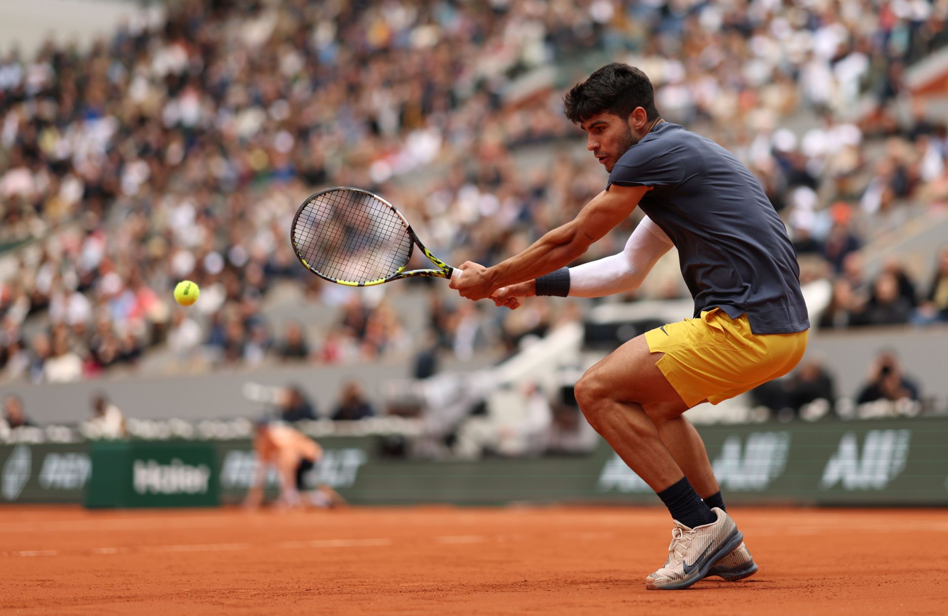 Carlos Alcaraz on Day 8 at Roland Garros