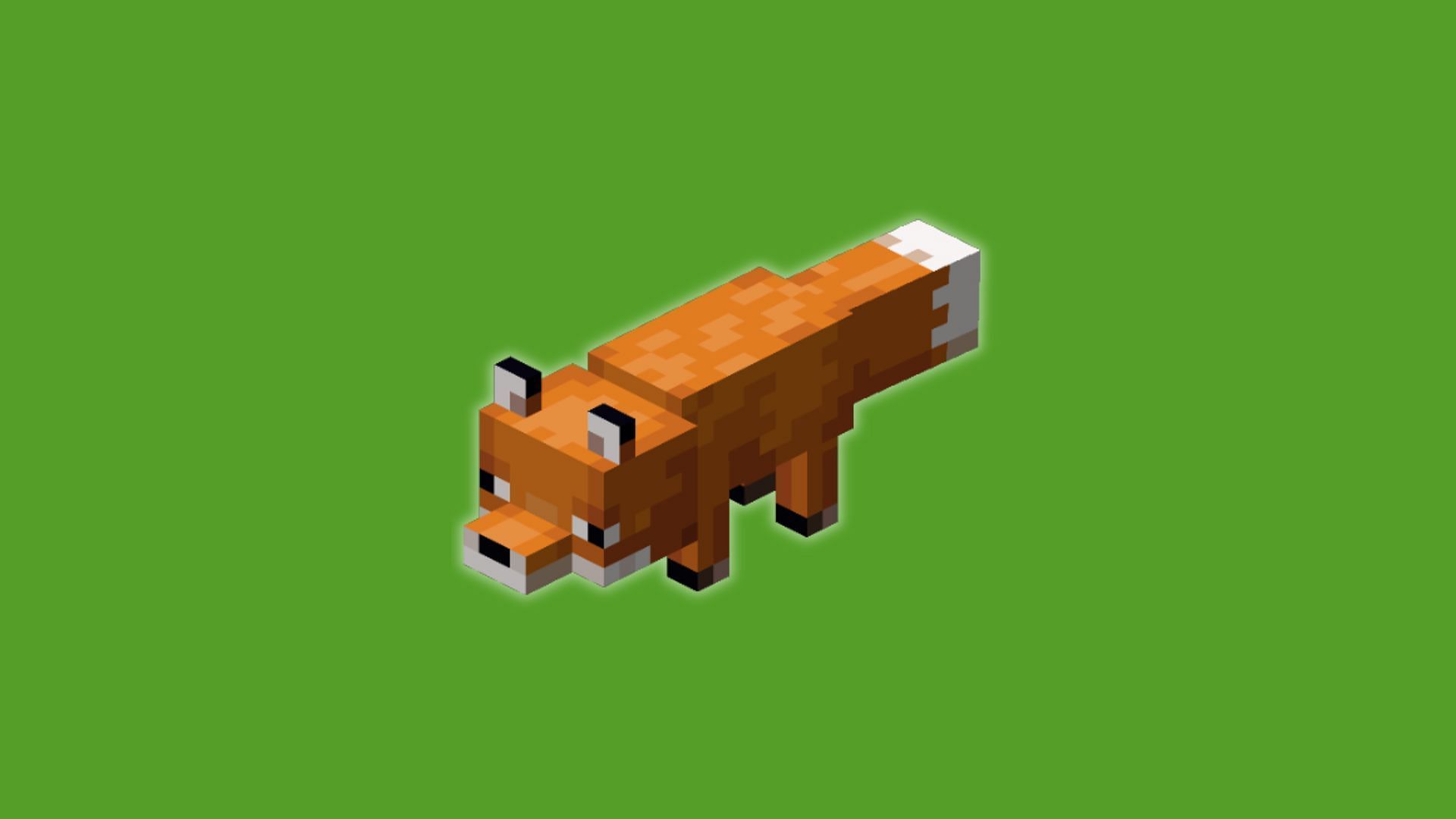 Foxes in Minecraft (Image via Mojang Studios)
