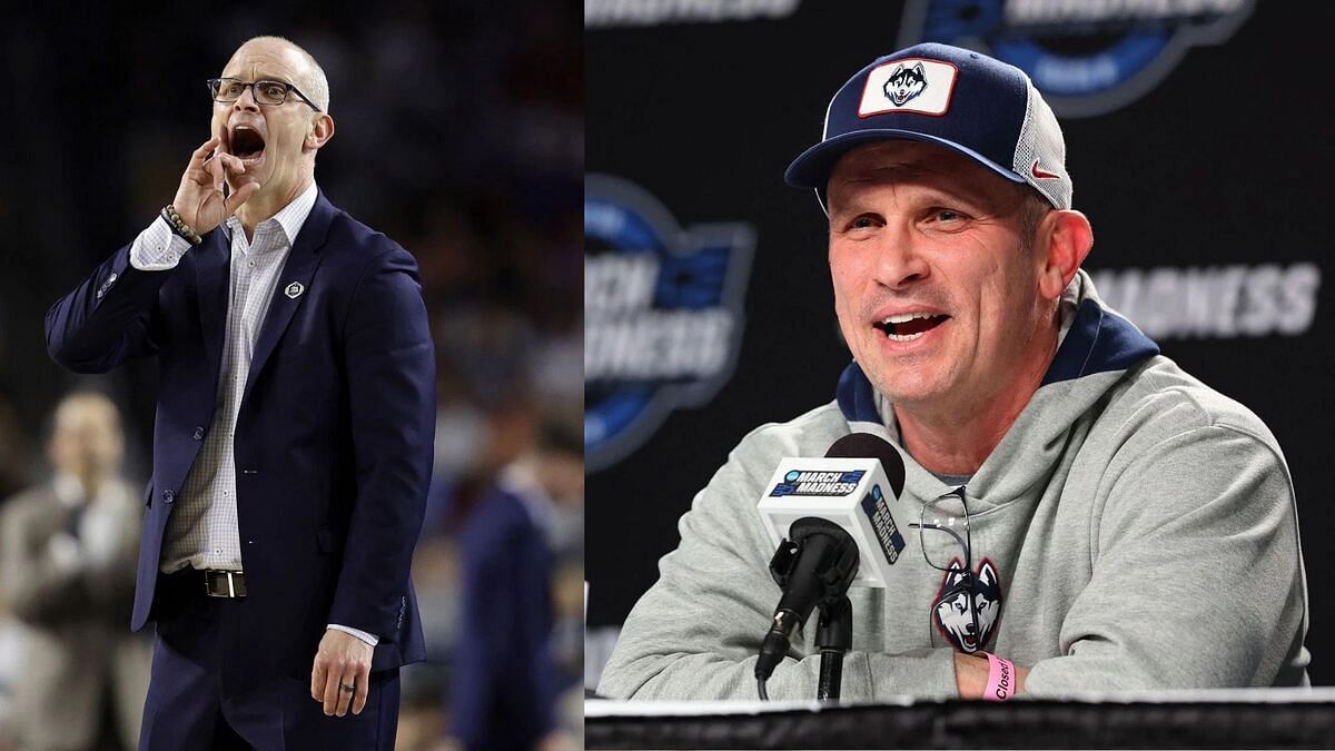 UConn Huskies head coach Dan Hurley 