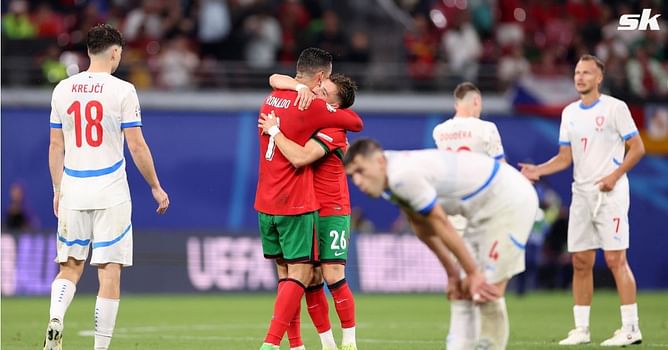 "Turkey and Georgia beating that Portugal with Ronaldo" - Fans react as Selecao secure last-gasp victory over Czechia in Euro 2024 fixture