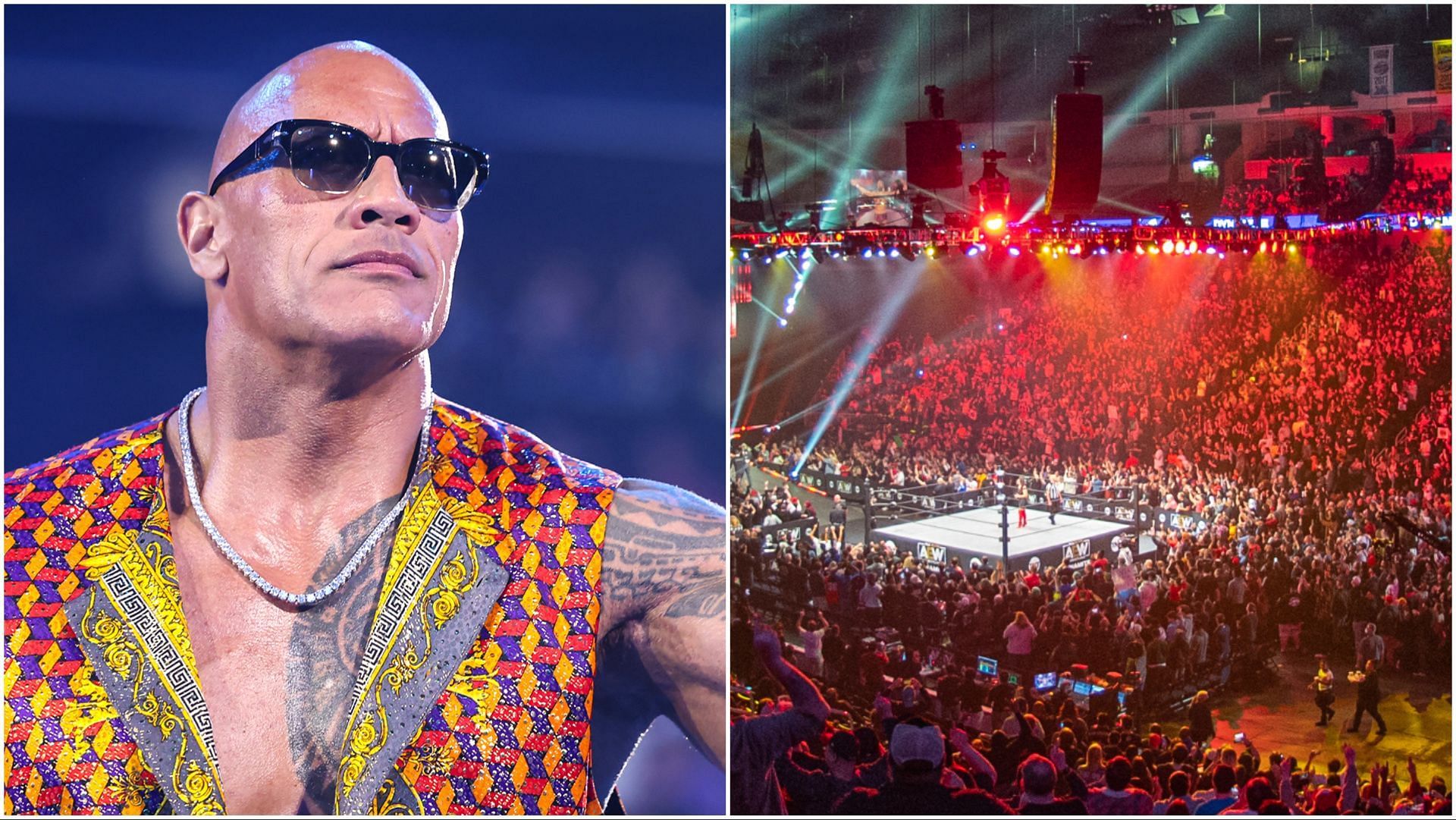 The Rock on WWE RAW, AEW fans pack arena for Dynamite