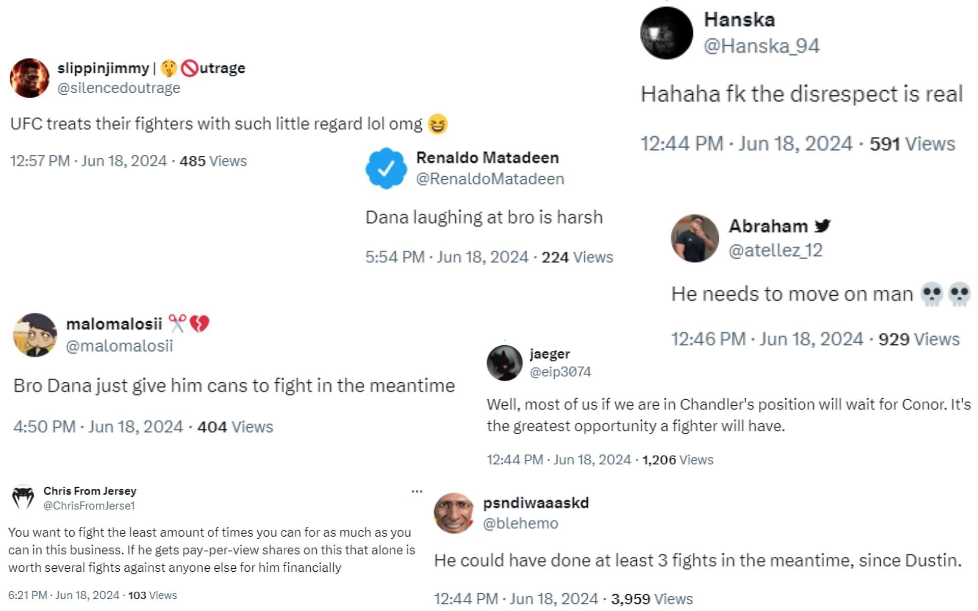 MMA fans react to Dana White&#039;s comments