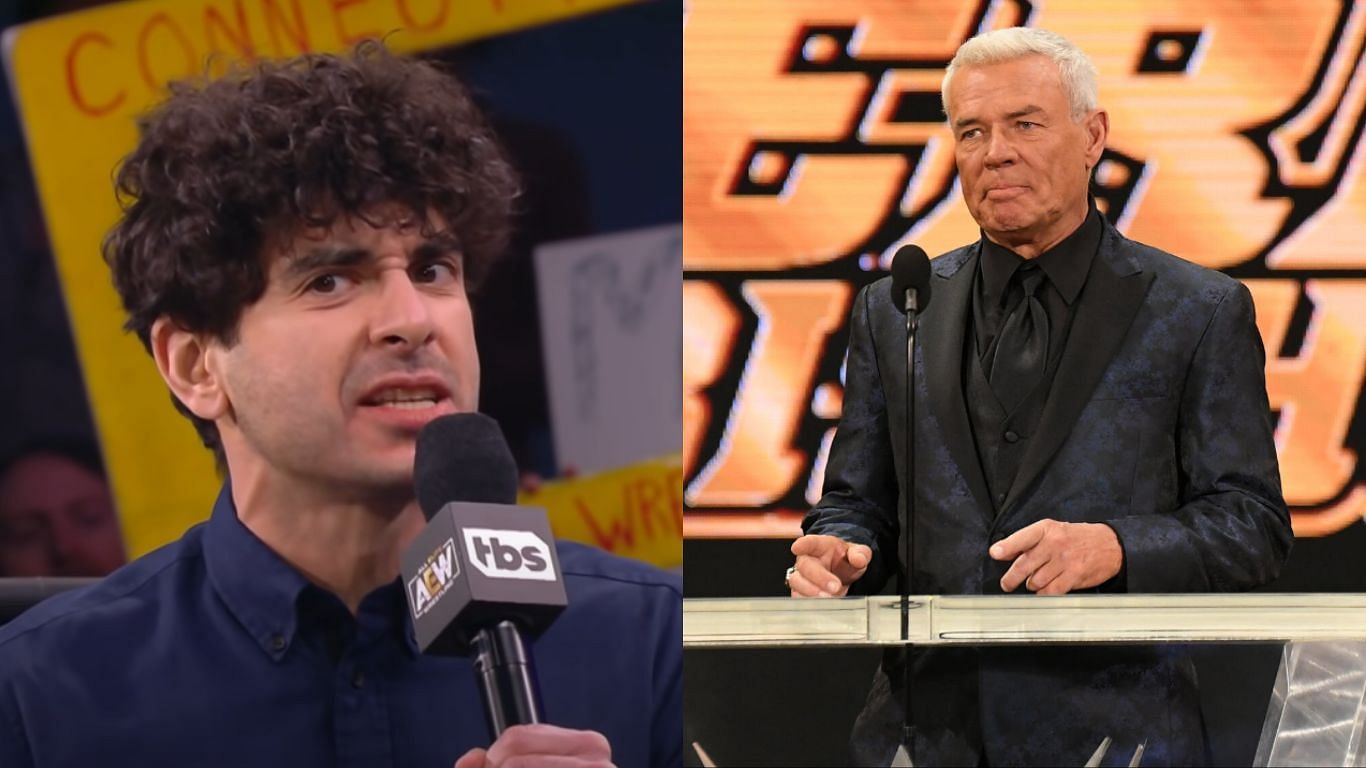 Tony Khan is the president of AEW and ROH [Image source: WWE.com, AEW YouTube]