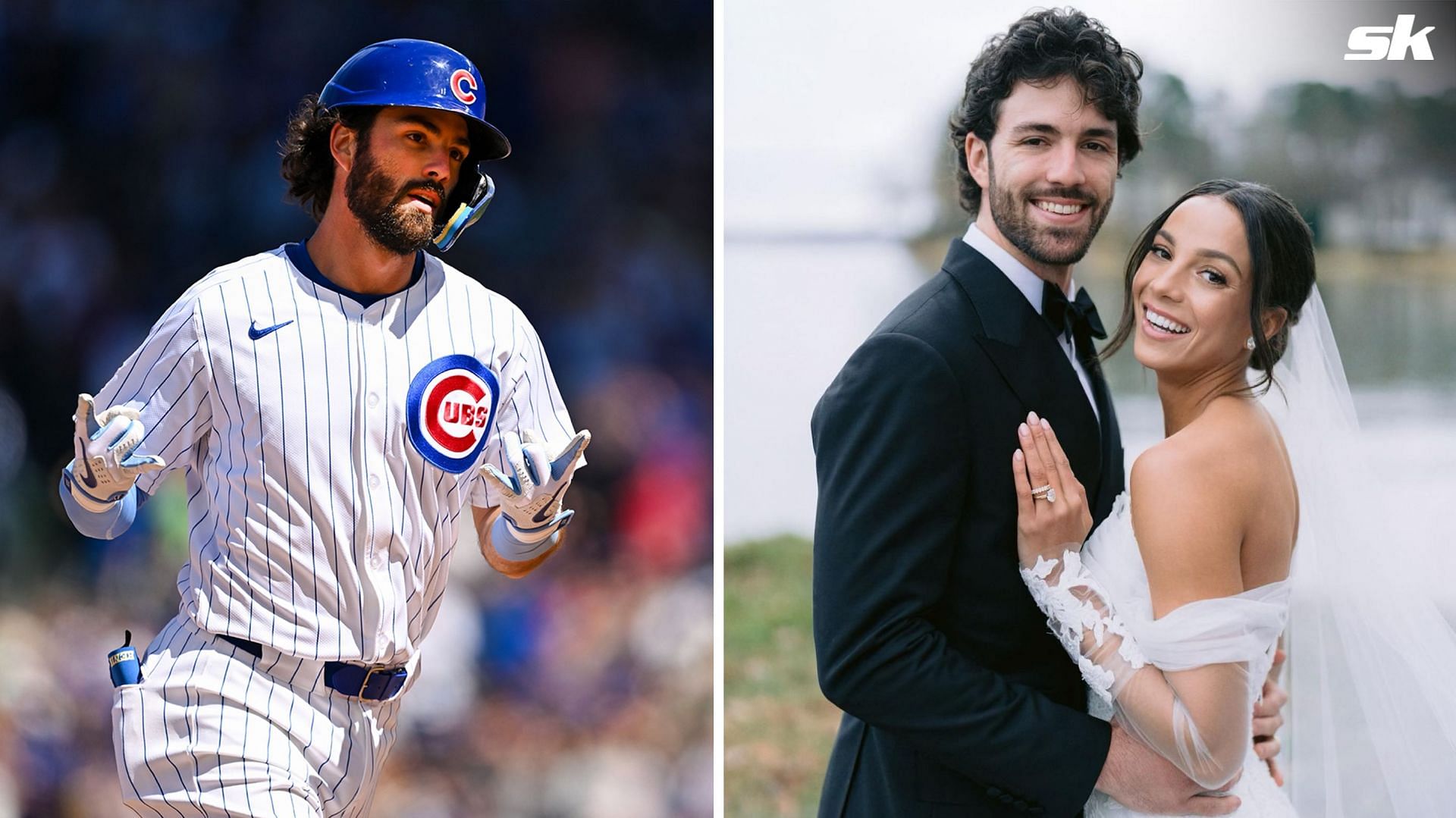 Chicago Cubs star Dansby Swanson and wife Mallory Pugh (Image courtesy: Getty)