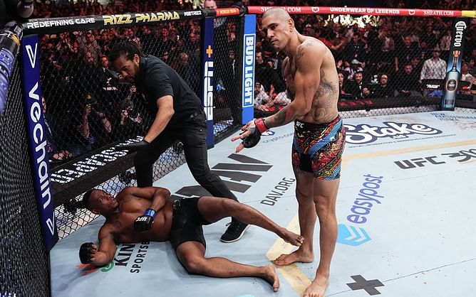 Alex Pereira reacts to Jamahal Hill's comments about their UFC 300 fight: "Just woke up from the knockout"