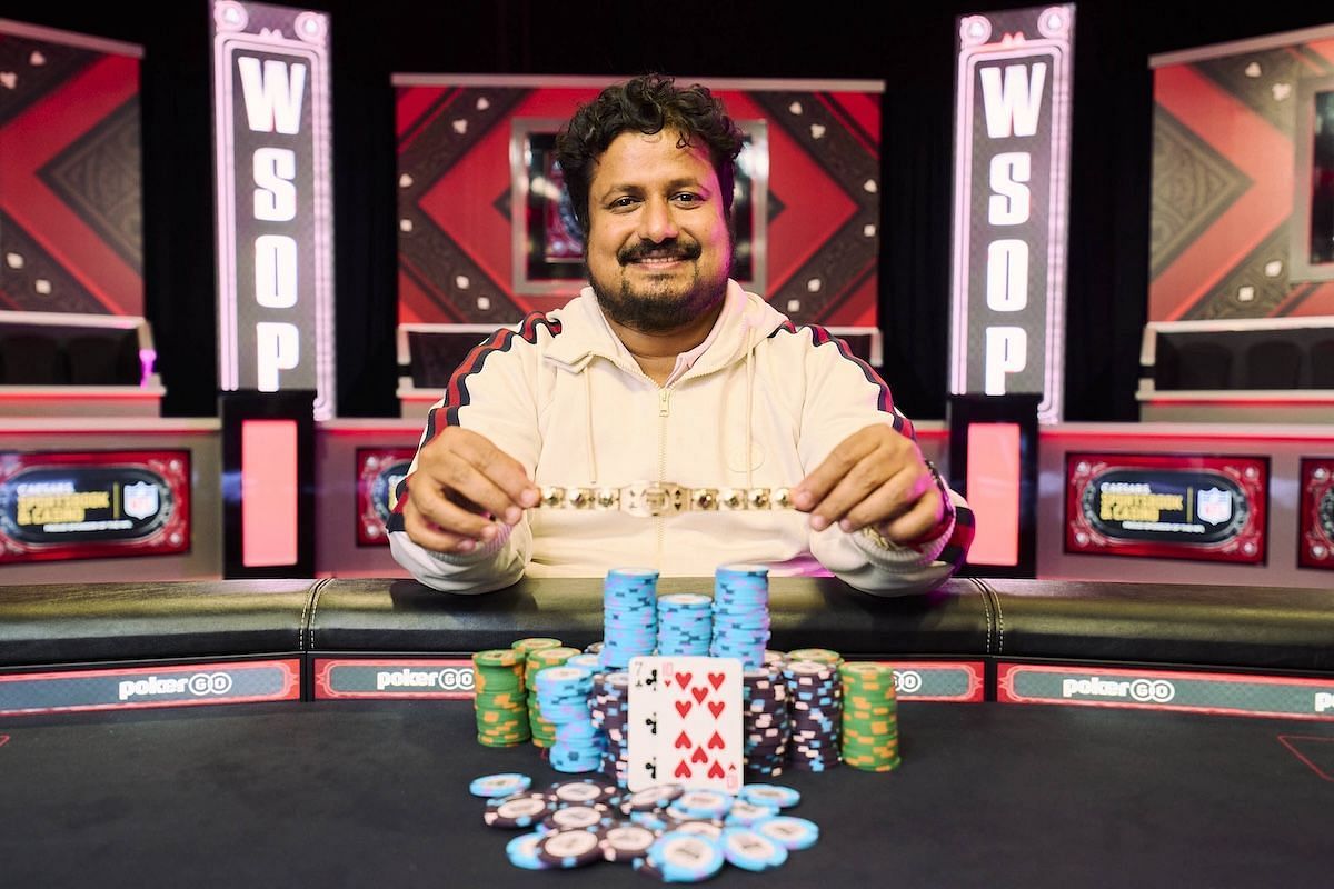 Santosh Suvarna Indian Poker Player wins his second World Series of Poker bracelet