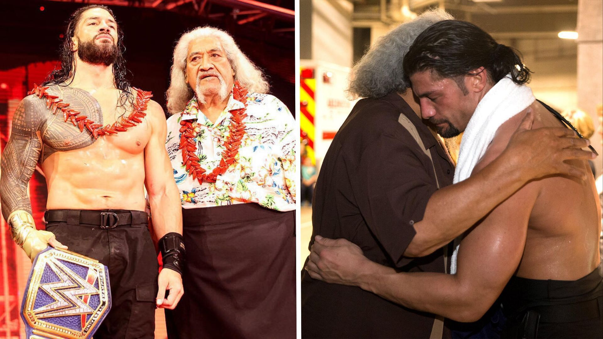 Roman Reigns and Sika Anoa