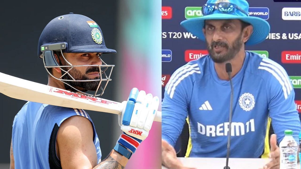 विराट कोहली और विक्रम राठोड़ (Pc: Star Sports Instagram and ICC)