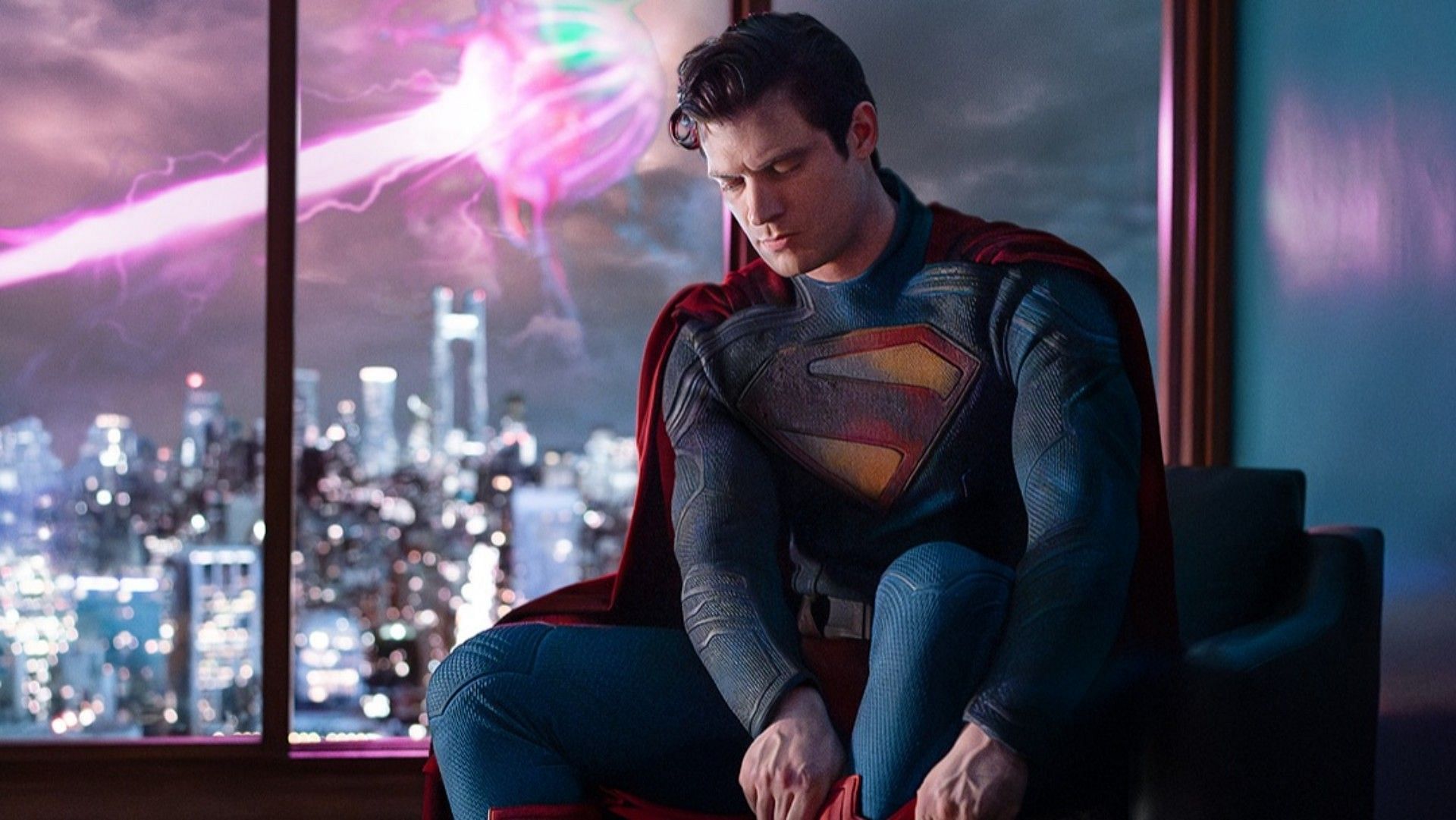 David Corenswet as Superman (Image via @DCOfficial on X)