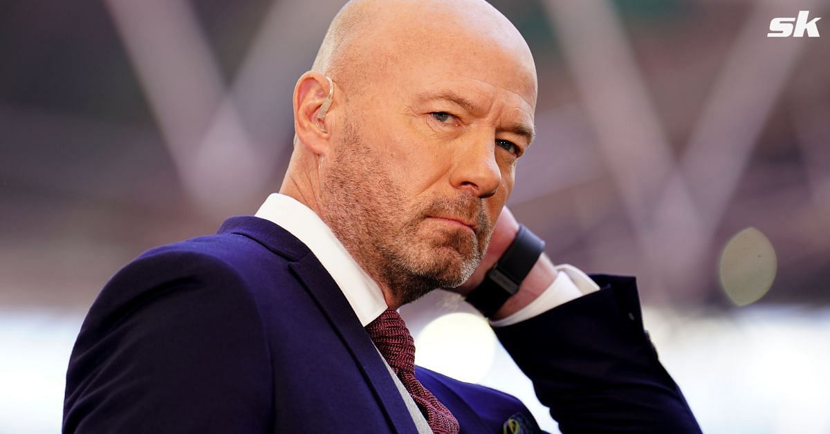 Alan Shearer reacts to England