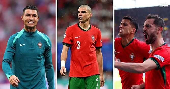 Cristiano Ronaldo hilariously mocks Pepe in Portugal training before Georgia clash, video surfaces as Bernardo Silva also joins him