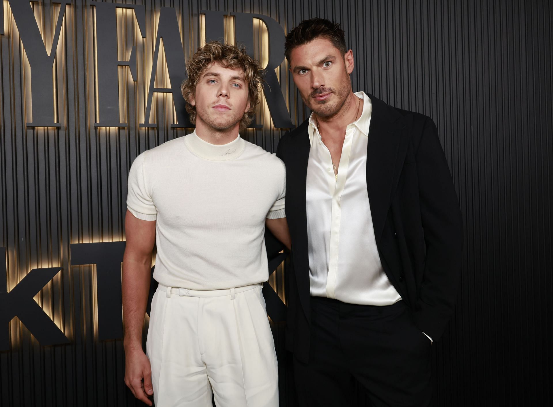 Appleton and Gage at the Vanity Fair event (Image via Emma McIntyre/Getty Images)