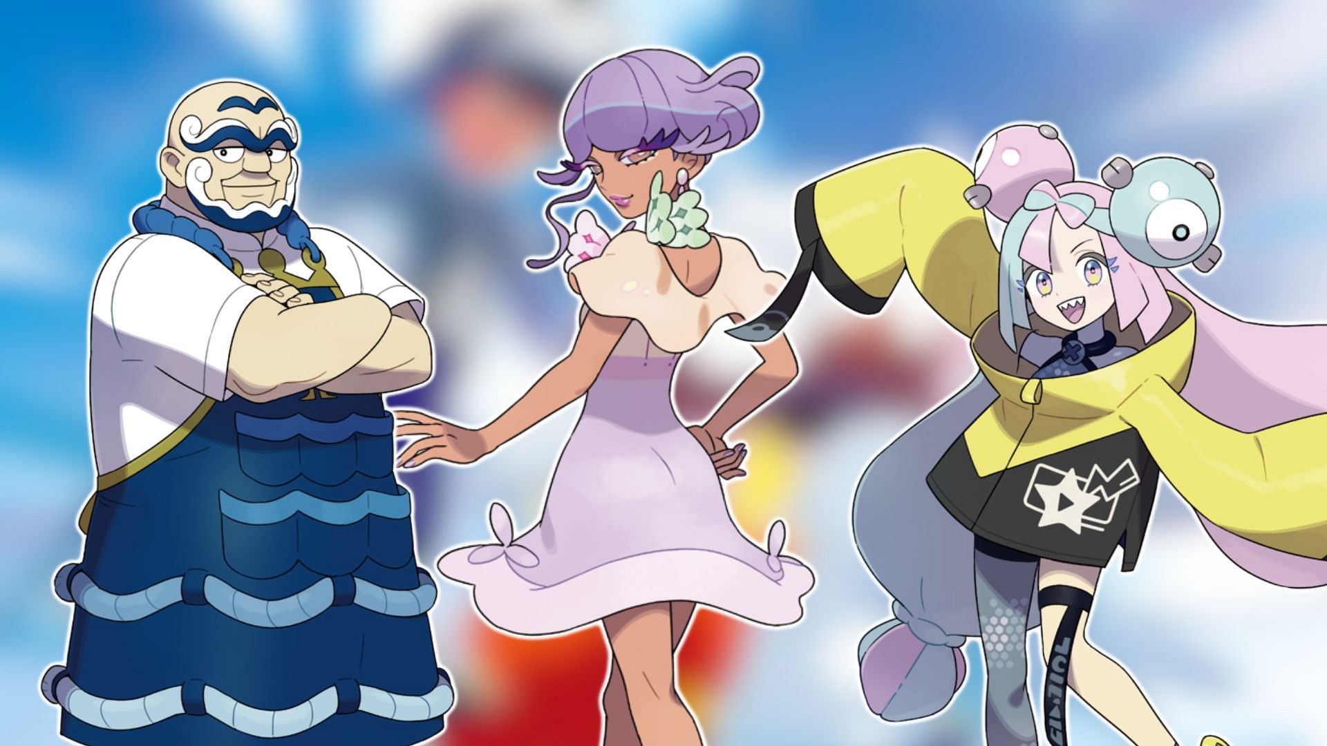 Rank list of the Gym Leaders in Pokemon Scarlet and Violet. 