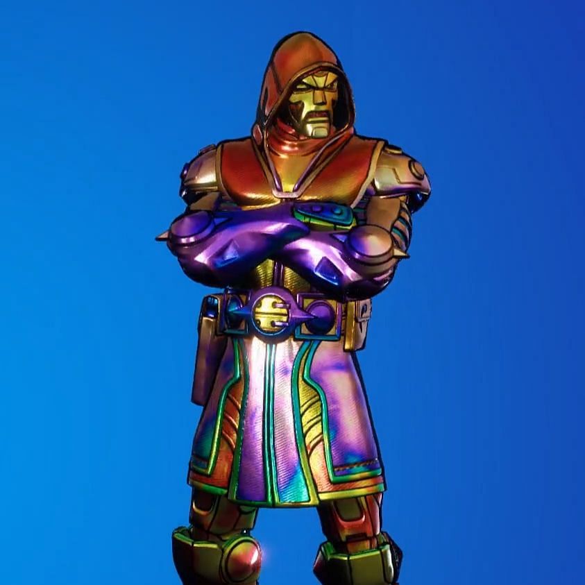 Bring doom to your enemies with Holo Foil Doctor Doom (Image via Epic Games)