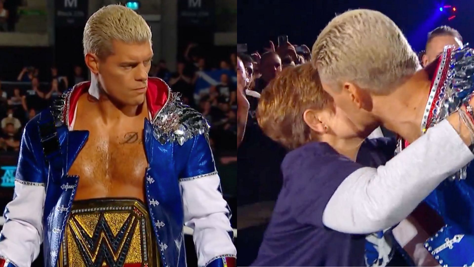 Rhodes was in action at Clash at the Castle. [Photos: WWE on X]