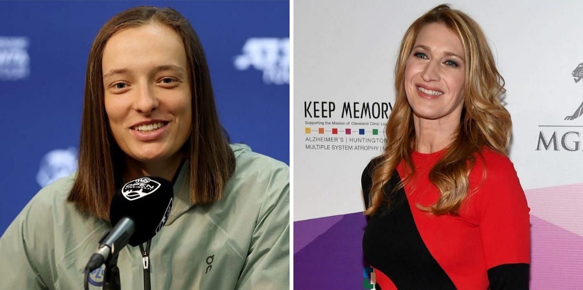 Iga Swiatek opens up about comparisons to Steffi Graf (image source: GETTY)