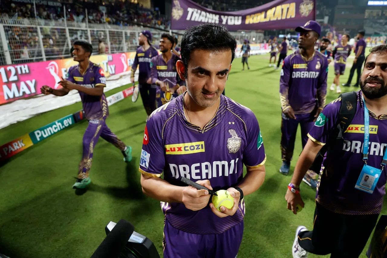 Gautam Gambhir mentored the Kolkata Knight Riders to the IPL 2024 title. [P/C: iplt20.com]