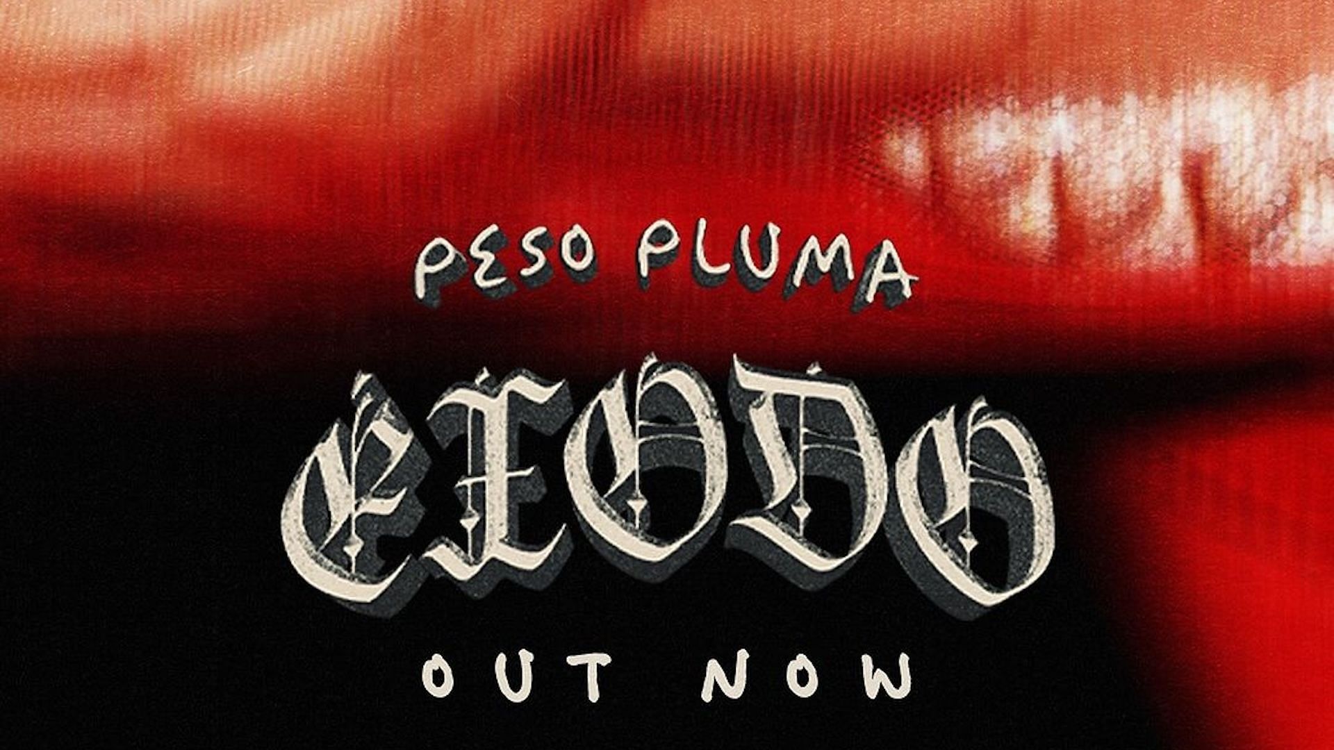 The official cover art for Peso Pluma&#039;s new album &#039;&Eacute;XODO&#039; (Image via Instagram/@pesopluma)
