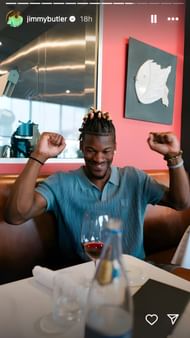 Jimmy Butler's IG story