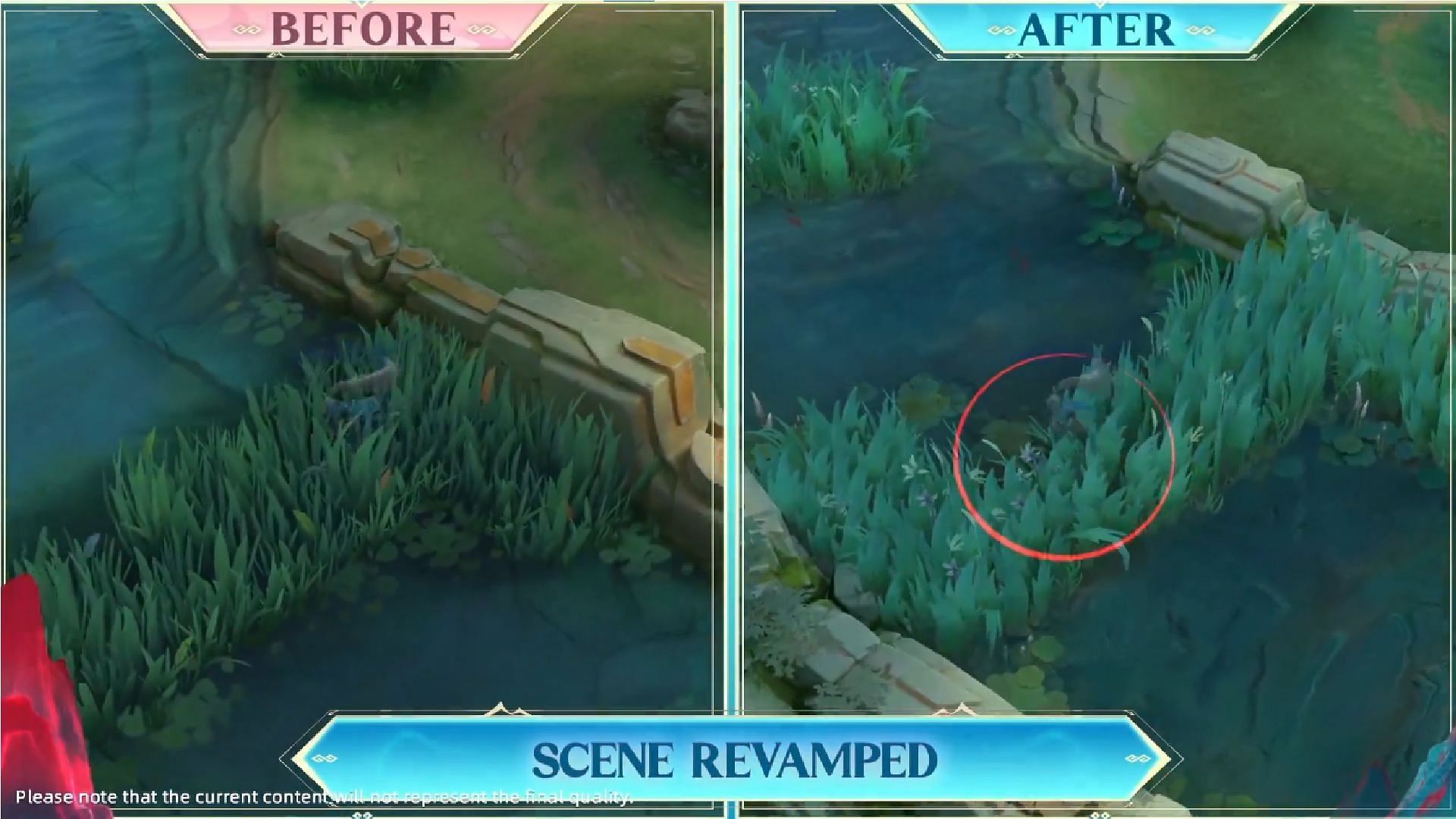 Plenty of changes in the Sanctum Island Map (Image via Moonton Games)