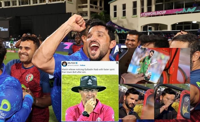 "Big breaking: Gulbadin Naib receives maiden call-up by Rizwan to join his academy"- Top 10 funny memes after Naib's 'injury' during AFG vs BAN clash