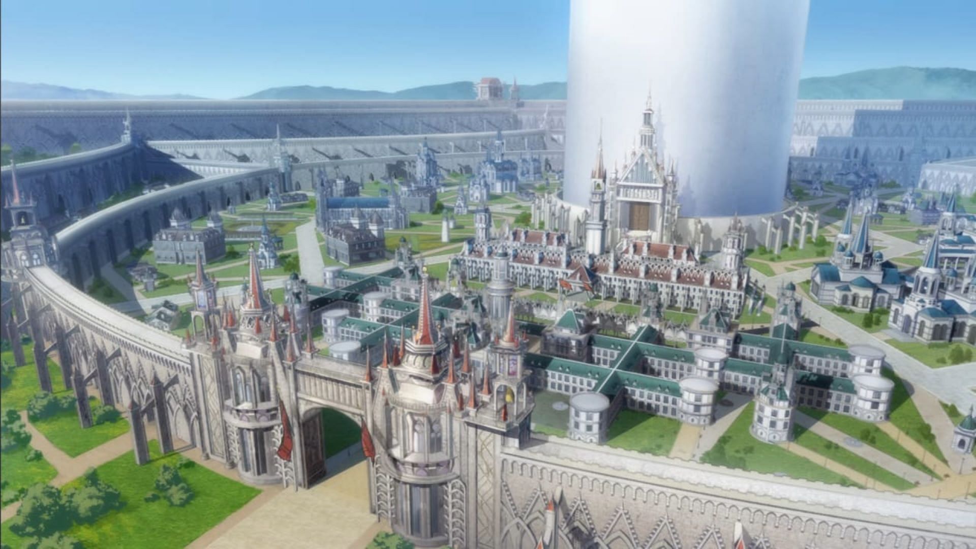 Regarden Magical Academy, as seen in the trailer (Image via Actas and Bandai Namco Pictures)