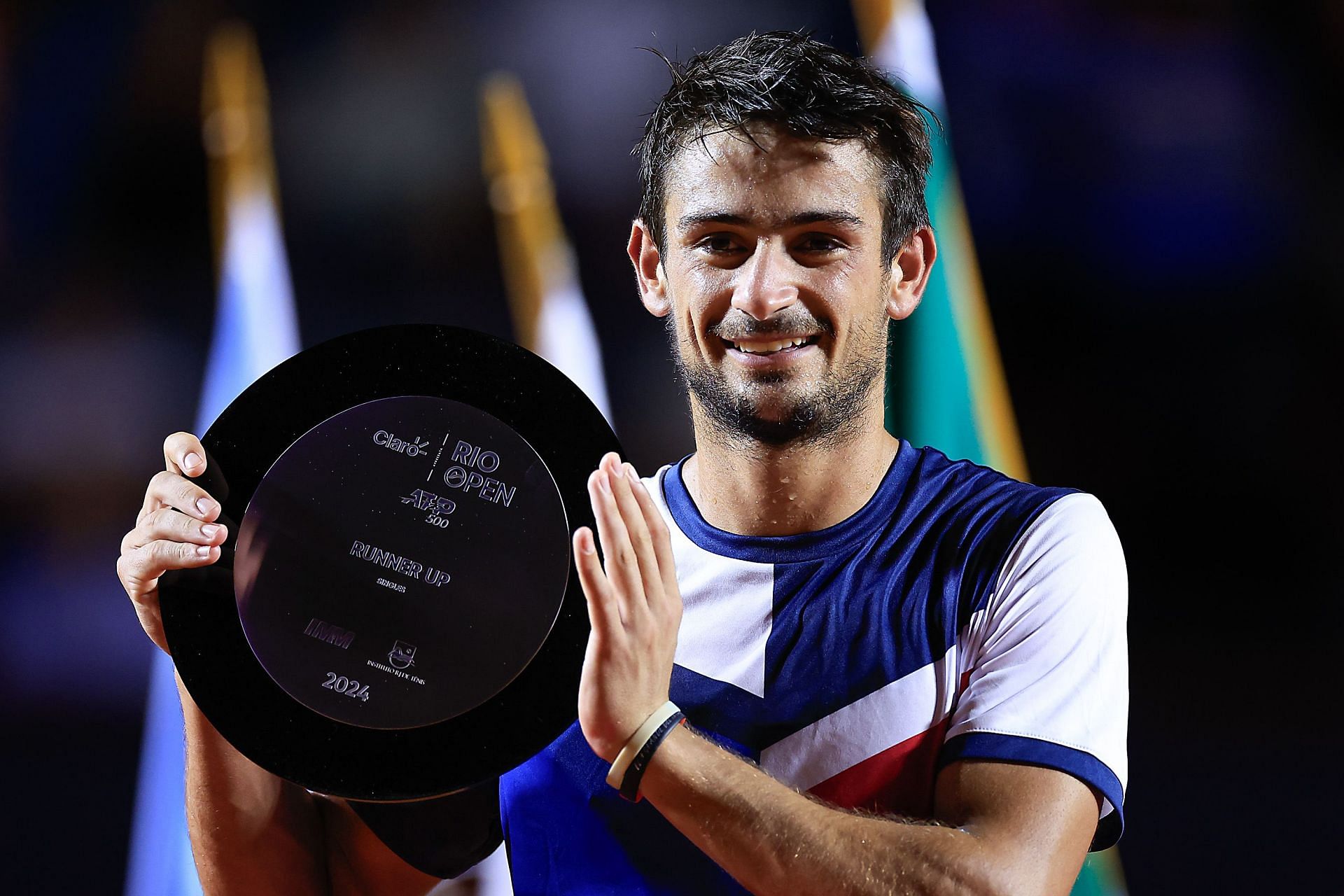 Mariano Navone at the 2024 Rio Open. (Photo: Getty)