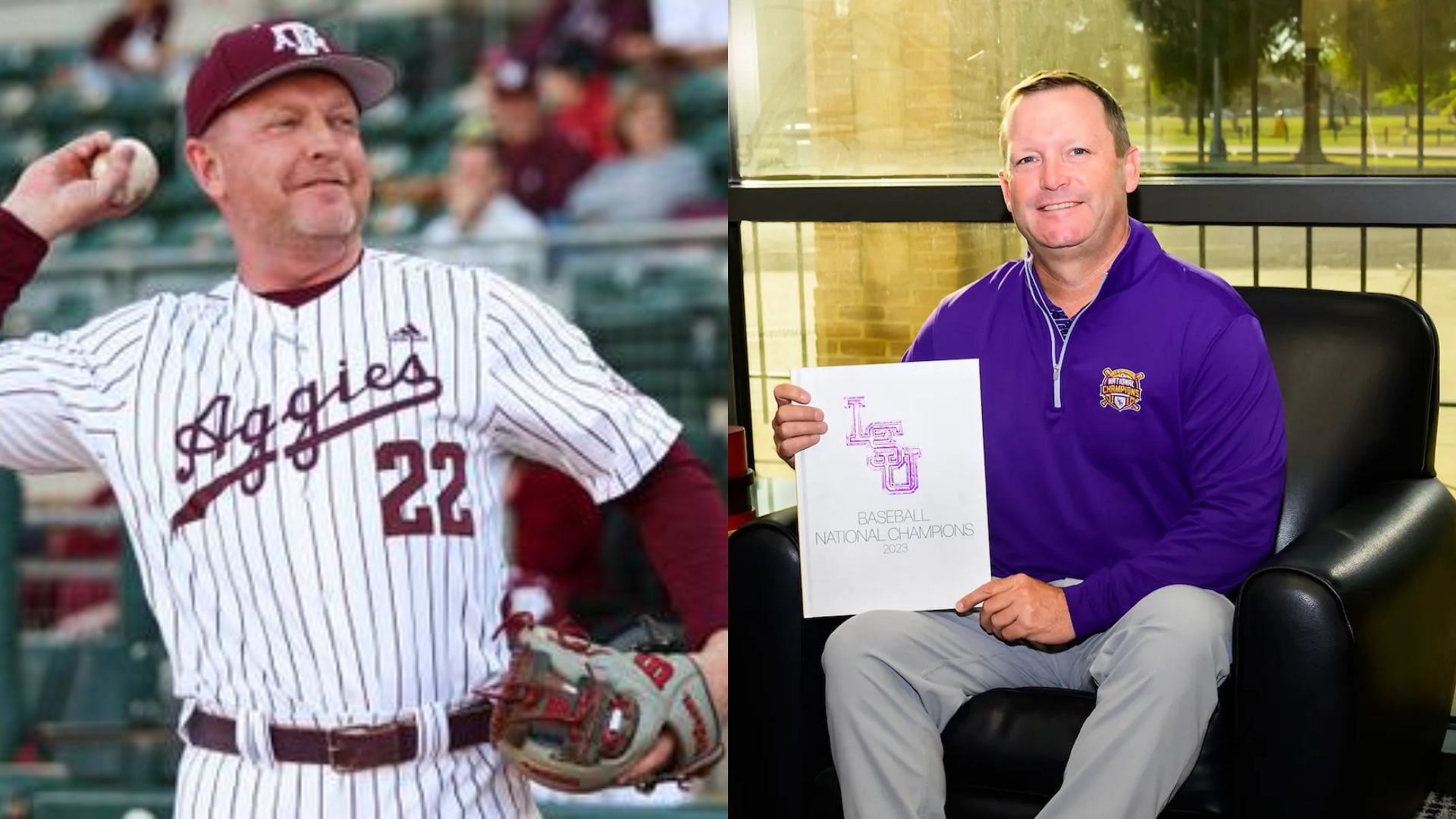 Images courtesy of Texas A&amp;M and LSU Athletics